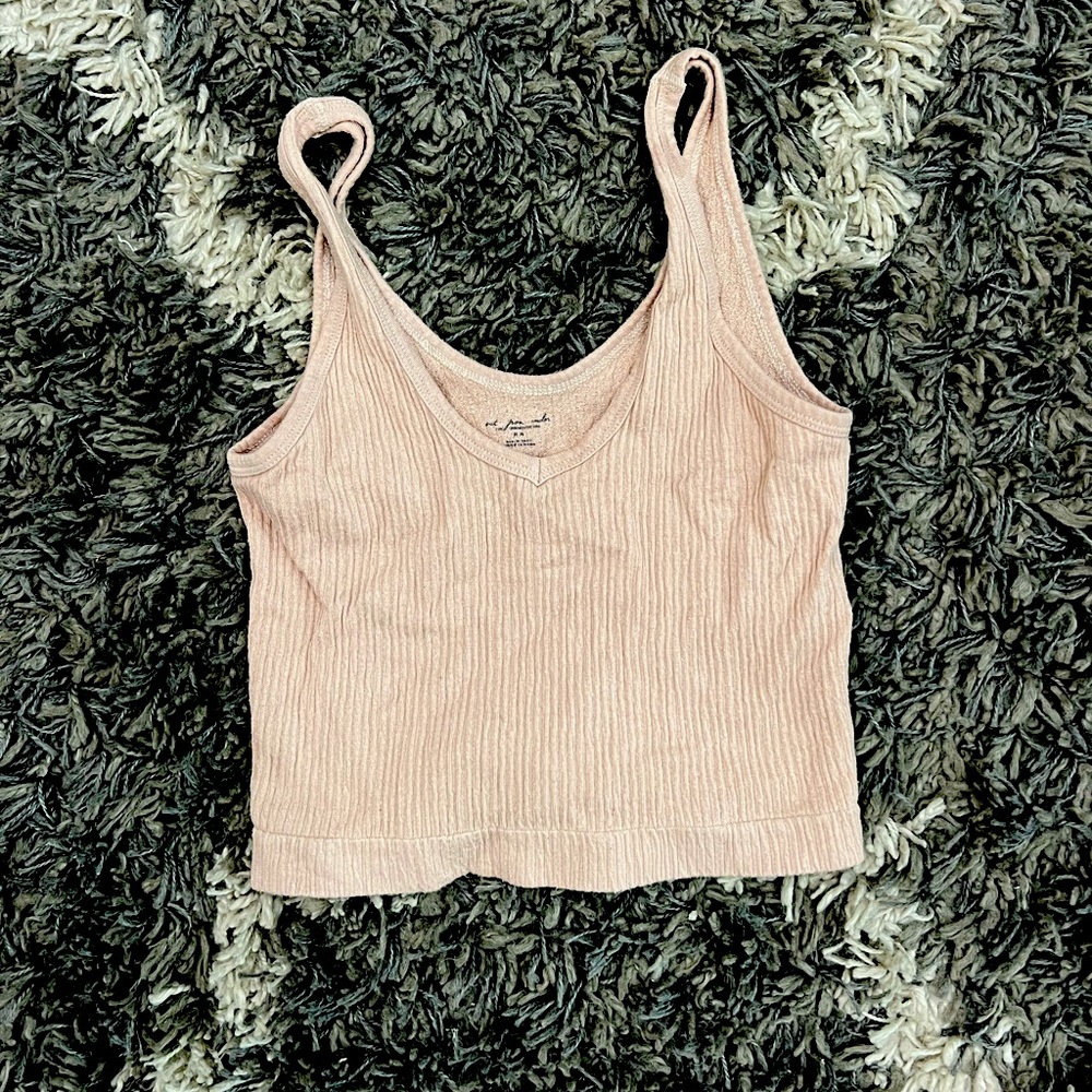 Light peach rubbed tank! Urban outfitters!
